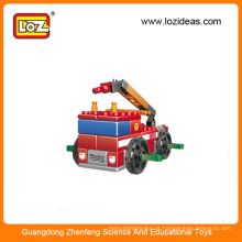 LOZ Conjunto de blocos de construção de caminhões